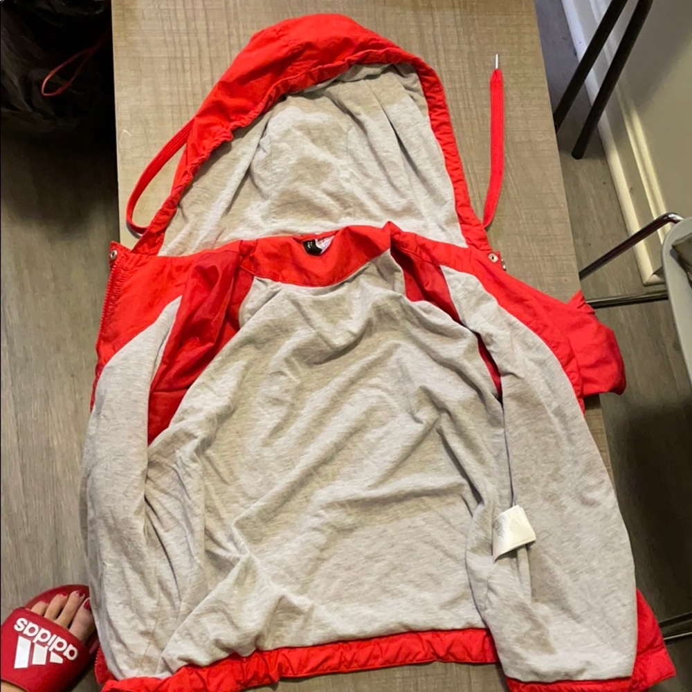 A red jacket